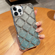 Load image into Gallery viewer, 3D Diamond Lattice Laser Engraving Glitter Paper Phone Case, For iPhone 12 / 12 Pro, For iPhone 12 Pro Max, For iPhone 11 Pro Max, For iPhone 11
