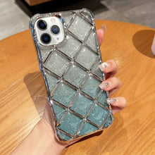 Load image into Gallery viewer, 3D Diamond Lattice Laser Engraving Glitter Paper Phone Case, For iPhone 12 / 12 Pro, For iPhone 12 Pro Max, For iPhone 11 Pro Max, For iPhone 11