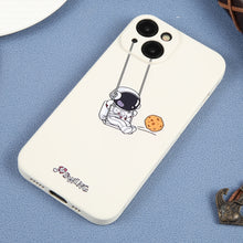 Load image into Gallery viewer, Astronaut Swinging Pattern TPU Phone Case, For iPhone XS / X, For iPhone XR, For iPhone XS Max, For iPhone 8 Plus / 7 Plus