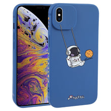 Load image into Gallery viewer, Astronaut Swinging Pattern TPU Phone Case, For iPhone XS / X, For iPhone XR, For iPhone XS Max, For iPhone 8 Plus / 7 Plus