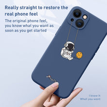 Load image into Gallery viewer, Astronaut Swinging Pattern TPU Phone Case, For iPhone XS / X, For iPhone XR, For iPhone XS Max, For iPhone 8 Plus / 7 Plus