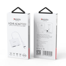 Load image into Gallery viewer, Yesido HM06 8 Pin to HDMI Audio Video Adapter, HM06