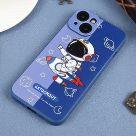 Color Contrast Astronaut Pattern TPU Phone Case, For iPhone 14 Plus, For iPhone 14, For iPhone 14 Pro, For iPhone 14 Pro Max, For iPhone SE 2022 / SE 2020 / 8 / 7, For iPhone 13 Pro Max, For iPhone 13 Pro, For iPhone 13, For iPhone 13 mini, For iPhone ...