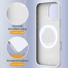Load image into Gallery viewer, Shockproof Silicone Magsafe Phone Case, For iPhone 16 Pro Max, For iPhone 16 Pro, For iPhone 16 Plus, For iPhone 16, For iPhone 15 Pro Max
