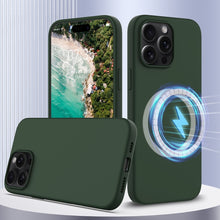 Load image into Gallery viewer, Shockproof Silicone Magsafe Phone Case, For iPhone 16 Pro Max, For iPhone 16 Pro, For iPhone 16 Plus, For iPhone 16, For iPhone 15 Pro Max