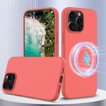 Load image into Gallery viewer, Shockproof Silicone Magsafe Phone Case, For iPhone 16 Pro Max, For iPhone 16 Pro, For iPhone 16 Plus, For iPhone 16, For iPhone 15 Pro Max