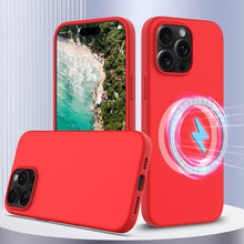 Load image into Gallery viewer, Shockproof Silicone Magsafe Phone Case, For iPhone 16 Pro Max, For iPhone 16 Pro, For iPhone 16 Plus, For iPhone 16, For iPhone 15 Pro Max
