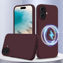 Load image into Gallery viewer, Shockproof Silicone Magsafe Phone Case, For iPhone 16 Pro Max, For iPhone 16 Pro, For iPhone 16 Plus, For iPhone 16, For iPhone 15 Pro Max