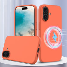 Load image into Gallery viewer, Shockproof Silicone Magsafe Phone Case, For iPhone 16 Pro Max, For iPhone 16 Pro, For iPhone 16 Plus, For iPhone 16, For iPhone 15 Pro Max