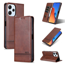 Load image into Gallery viewer, AZNS Magnetic Calf Texture Flip Leather Phone Case, For Xiaomi Redmi K60 Ultra/Mi 13T/13T Pro, For Xiaomi Redmi K70/K70 Pro, For Xiaomi Redmi 12 4G, For Xiaomi Redmi Note 12S