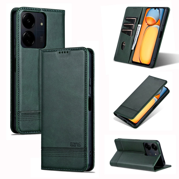 AZNS Magnetic Calf Texture Flip Leather Phone Case, For Xiaomi Redmi Turbo 3, For Xiaomi Redmi Note 13 Pro 4G, For Xiaomi Redmi Note 13 4G, For Xiaomi Redmi K70E, For Xiaomi 14 Ultra, For Xiaomi Redmi 13C / Poco C65, For Xiaomi 14 Pro, For Xiaomi 14