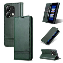 Load image into Gallery viewer, AZNS Magnetic Calf Texture Flip Leather Phone Case, For Xiaomi Redmi Turbo 3, For Xiaomi Redmi Note 13 Pro 4G, For Xiaomi Redmi Note 13 4G, For Xiaomi Redmi K70E, For Xiaomi 14 Ultra, For Xiaomi Redmi 13C / Poco C65, For Xiaomi 14 Pro, For Xiaomi 14