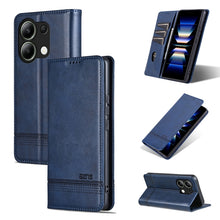 Load image into Gallery viewer, AZNS Magnetic Calf Texture Flip Leather Phone Case, For Xiaomi Redmi Turbo 3, For Xiaomi Redmi Note 13 Pro 4G, For Xiaomi Redmi Note 13 4G, For Xiaomi Redmi K70E, For Xiaomi 14 Ultra, For Xiaomi Redmi 13C / Poco C65, For Xiaomi 14 Pro, For Xiaomi 14