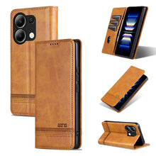 Load image into Gallery viewer, AZNS Magnetic Calf Texture Flip Leather Phone Case, For Xiaomi Redmi Turbo 3, For Xiaomi Redmi Note 13 Pro 4G, For Xiaomi Redmi Note 13 4G, For Xiaomi Redmi K70E, For Xiaomi 14 Ultra, For Xiaomi Redmi 13C / Poco C65, For Xiaomi 14 Pro, For Xiaomi 14