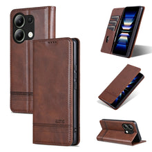 Load image into Gallery viewer, AZNS Magnetic Calf Texture Flip Leather Phone Case, For Xiaomi Redmi Turbo 3, For Xiaomi Redmi Note 13 Pro 4G, For Xiaomi Redmi Note 13 4G, For Xiaomi Redmi K70E, For Xiaomi 14 Ultra, For Xiaomi Redmi 13C / Poco C65, For Xiaomi 14 Pro, For Xiaomi 14