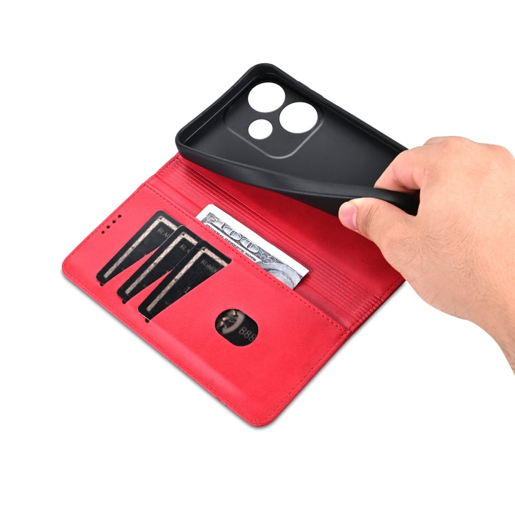 AZNS Magnetic Calf Texture Flip Leather Phone Case, For Xiaomi Redmi Turbo 3, For Xiaomi Redmi Note 13 Pro 4G, For Xiaomi Redmi Note 13 4G, For Xiaomi Redmi K70E, For Xiaomi 14 Ultra, For Xiaomi Redmi 13C / Poco C65, For Xiaomi 14 Pro, For Xiaomi 14