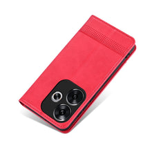 Load image into Gallery viewer, AZNS Magnetic Calf Texture Flip Leather Phone Case, For Xiaomi Redmi Turbo 3, For Xiaomi Redmi Note 13 Pro 4G, For Xiaomi Redmi Note 13 4G, For Xiaomi Redmi K70E, For Xiaomi 14 Ultra, For Xiaomi Redmi 13C / Poco C65, For Xiaomi 14 Pro, For Xiaomi 14