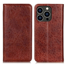 Load image into Gallery viewer, Magnetic Crazy Horse Texture Horizontal Flip Leather Phone Case, For iPhone 16 Pro Max, For iPhone 16 Pro, For iPhone 15 Pro Max, For iPhone 15 Pro, For iPhone 15 Plus, For iPhone 15