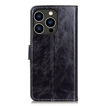 Load image into Gallery viewer, Retro Crazy Horse Texture Horizontal Flip Leather Phone Case, For iPhone 15 Pro Max, For iPhone 15 Pro, For iPhone 15 Plus, For iPhone 15