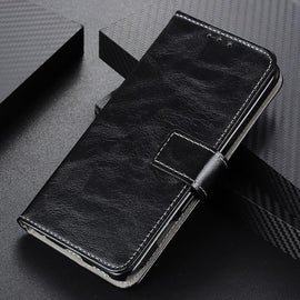 Retro Crazy Horse Texture Horizontal Flip Leather Phone Case, For iPhone 18 Pro / 17 Pro, For iPhone 18 Pro Max / 17 Pro Max, For iPhone 16e / 17e, For iPhone 17, For iPhone Air, For iPhone 16 Pro Max, For iPhone 16 Pro, For iPhone 16 Plus, For iPhone 16