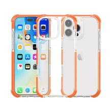 Load image into Gallery viewer, Four-corner Shockproof TPU Hybrid Acrylic Phone Case, For iPhone 16 Pro Max, For iPhone 16 Pro, For iPhone 16 Plus, For iPhone 16
