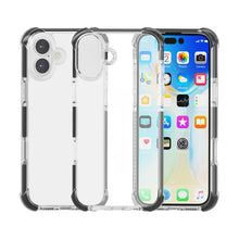 Load image into Gallery viewer, Four-corner Shockproof TPU Hybrid Acrylic Phone Case, For iPhone 17 Pro Max, For iPhone 17 Pro, For iPhone 17, For iPhone Air