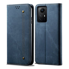 Load image into Gallery viewer, Denim Texture Flip Leather Phone Case, For Xiaomi Redmi Note 12S, For Xiaomi 13 Lite / Civi 2