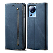 Load image into Gallery viewer, Denim Texture Flip Leather Phone Case, For Xiaomi Redmi Note 12S, For Xiaomi 13 Lite / Civi 2