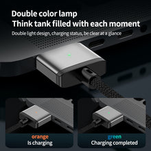 Load image into Gallery viewer, 140W Type-C to Magsafe 3 Magnetic Charging Cable, Silver, Blue