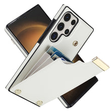 Load image into Gallery viewer, Metal Buckle Card Slots Phone Case