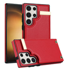 Load image into Gallery viewer, Metal Buckle Card Slots Phone Case