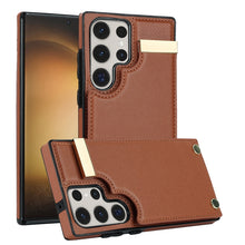 Load image into Gallery viewer, Metal Buckle Card Slots Phone Case