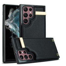 Load image into Gallery viewer, Metal Buckle Card Slots Phone Case