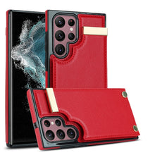 Load image into Gallery viewer, Metal Buckle Card Slots Phone Case
