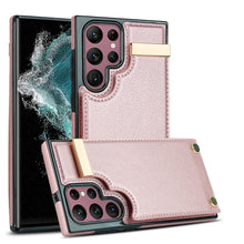Load image into Gallery viewer, Metal Buckle Card Slots Phone Case