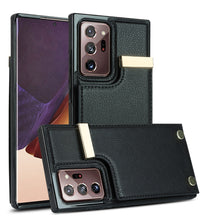 Load image into Gallery viewer, Metal Buckle Card Slots Phone Case