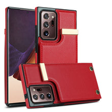 Load image into Gallery viewer, Metal Buckle Card Slots Phone Case