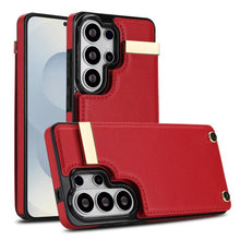 Load image into Gallery viewer, Metal Buckle Card Slots Phone Case, For Samsung Galaxy S26+ 5G, For Samsung Galaxy S26 Ultra 5G, For Samsung Galaxy S26 5G, For Samsung Galaxy S23 Ultra 5G, For Samsung Galaxy S22 Ultra 5G, For Samsung Galaxy Note20 Ultra