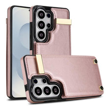 Load image into Gallery viewer, Metal Buckle Card Slots Phone Case, For Samsung Galaxy S26+ 5G, For Samsung Galaxy S26 Ultra 5G, For Samsung Galaxy S26 5G, For Samsung Galaxy S23 Ultra 5G, For Samsung Galaxy S22 Ultra 5G, For Samsung Galaxy Note20 Ultra