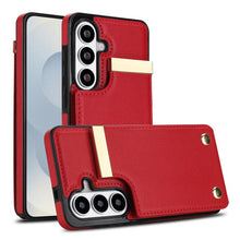 Load image into Gallery viewer, Metal Buckle Card Slots Phone Case, For Samsung Galaxy S26+ 5G, For Samsung Galaxy S26 Ultra 5G, For Samsung Galaxy S26 5G, For Samsung Galaxy S23 Ultra 5G, For Samsung Galaxy S22 Ultra 5G, For Samsung Galaxy Note20 Ultra