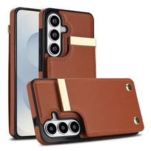 Load image into Gallery viewer, Metal Buckle Card Slots Phone Case, For Samsung Galaxy S26+ 5G, For Samsung Galaxy S26 Ultra 5G, For Samsung Galaxy S26 5G, For Samsung Galaxy S23 Ultra 5G, For Samsung Galaxy S22 Ultra 5G, For Samsung Galaxy Note20 Ultra
