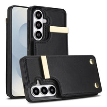 Load image into Gallery viewer, Metal Buckle Card Slots Phone Case, For Samsung Galaxy S26+ 5G, For Samsung Galaxy S26 Ultra 5G, For Samsung Galaxy S26 5G, For Samsung Galaxy S23 Ultra 5G, For Samsung Galaxy S22 Ultra 5G, For Samsung Galaxy Note20 Ultra