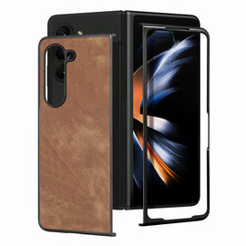Skin-feel Solid Color PU Back Cover Phone Case