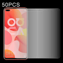 Load image into Gallery viewer, 50 PCS Half-screen Transparent Tempered Glass Film