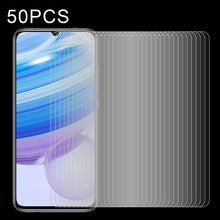 Load image into Gallery viewer, 50 PCS Half-screen Transparent Tempered Glass Film