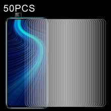 Load image into Gallery viewer, 50 PCS Half-screen Transparent Tempered Glass Film