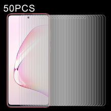 Load image into Gallery viewer, 50 PCS Half-screen Transparent Tempered Glass Film