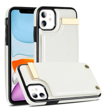 Load image into Gallery viewer, Metal Buckle Card Slots Phone Case, For iPhone 11, For iPhone 11 Pro, For iPhone XS Max, For iPhone 8 Plus / 7 Plus