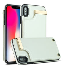 Load image into Gallery viewer, Metal Buckle Card Slots Phone Case, For iPhone 11, For iPhone 11 Pro, For iPhone XS Max, For iPhone 8 Plus / 7 Plus