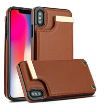 Load image into Gallery viewer, Metal Buckle Card Slots Phone Case, For iPhone 11, For iPhone 11 Pro, For iPhone XS Max, For iPhone 8 Plus / 7 Plus